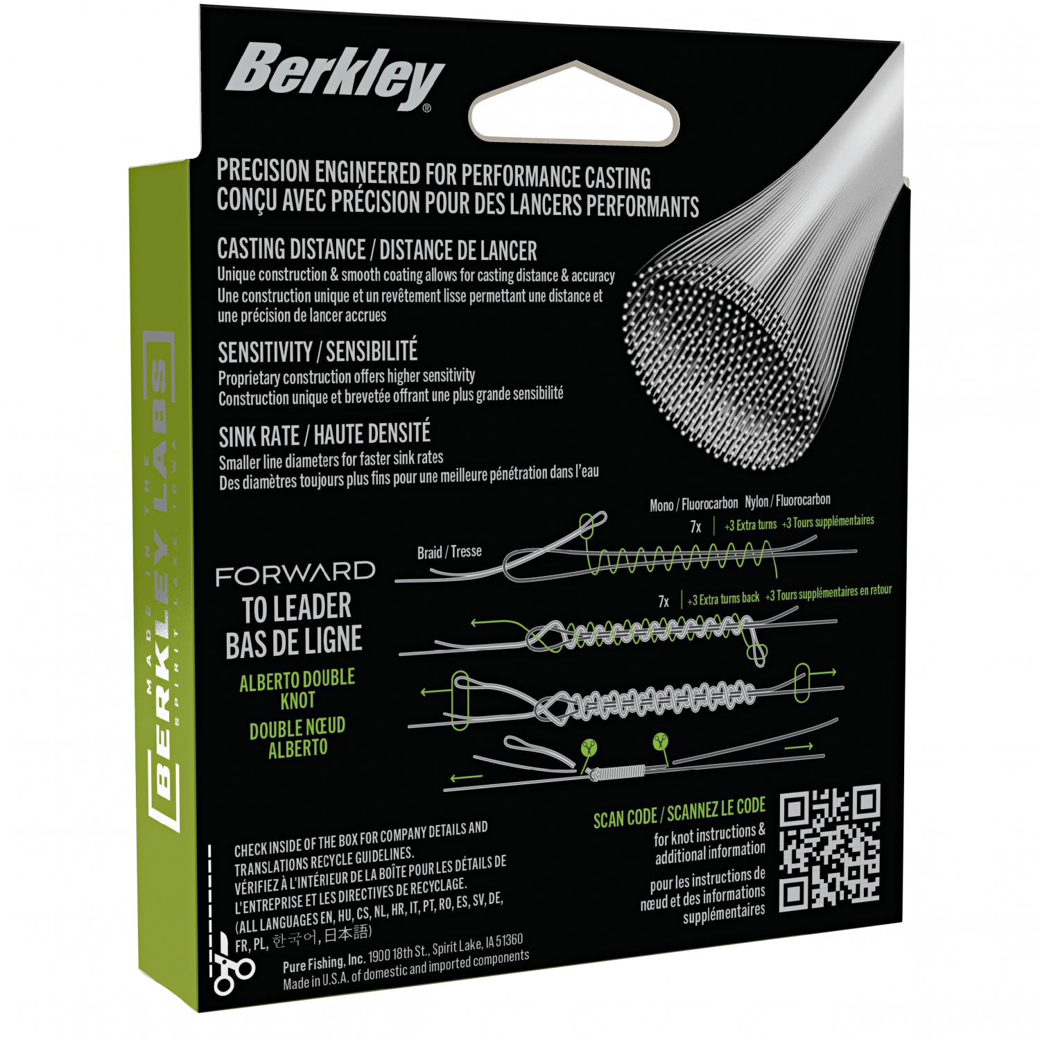 Berkley Forward (Low Vis Green, 300 m) 