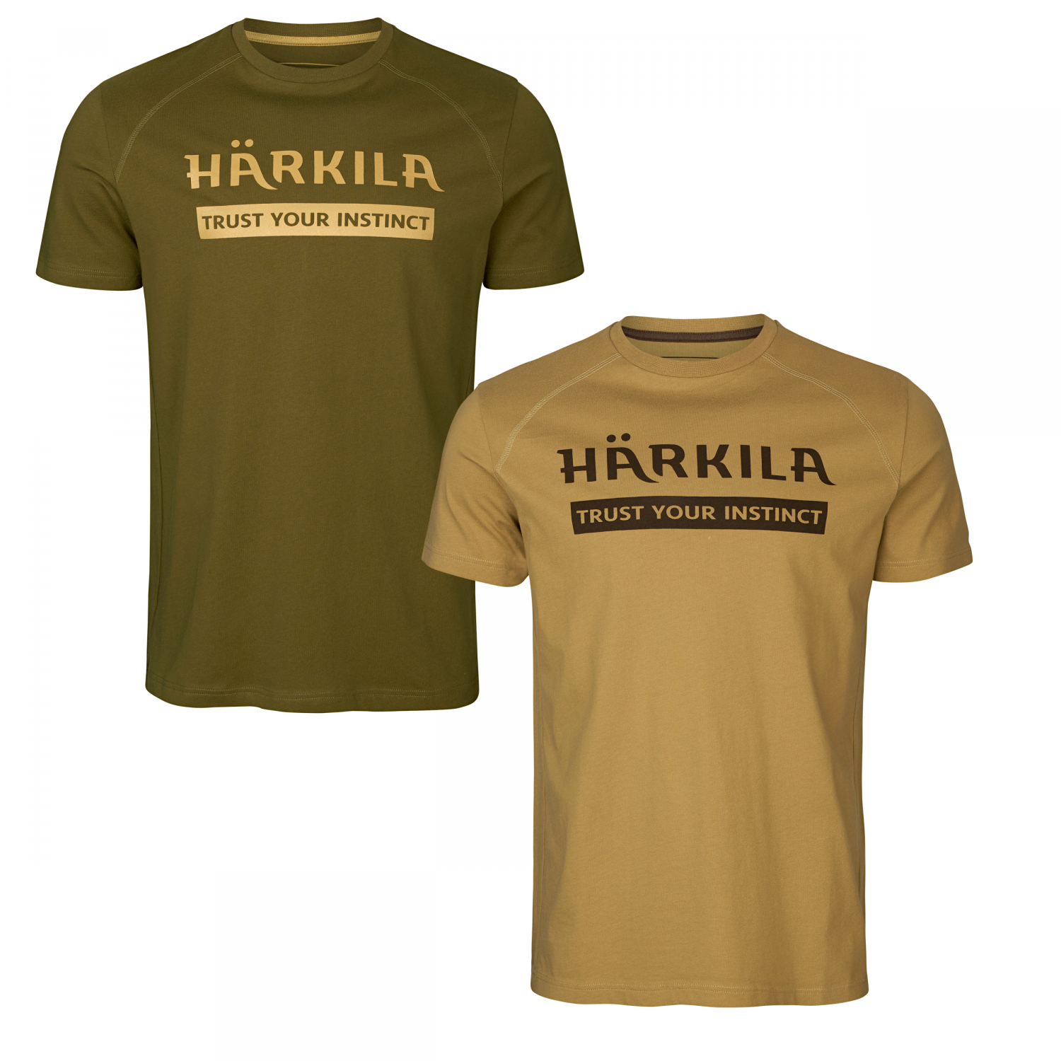 Härkila Herren T-Shirt Härkila Logo 2er Set Gr. L 