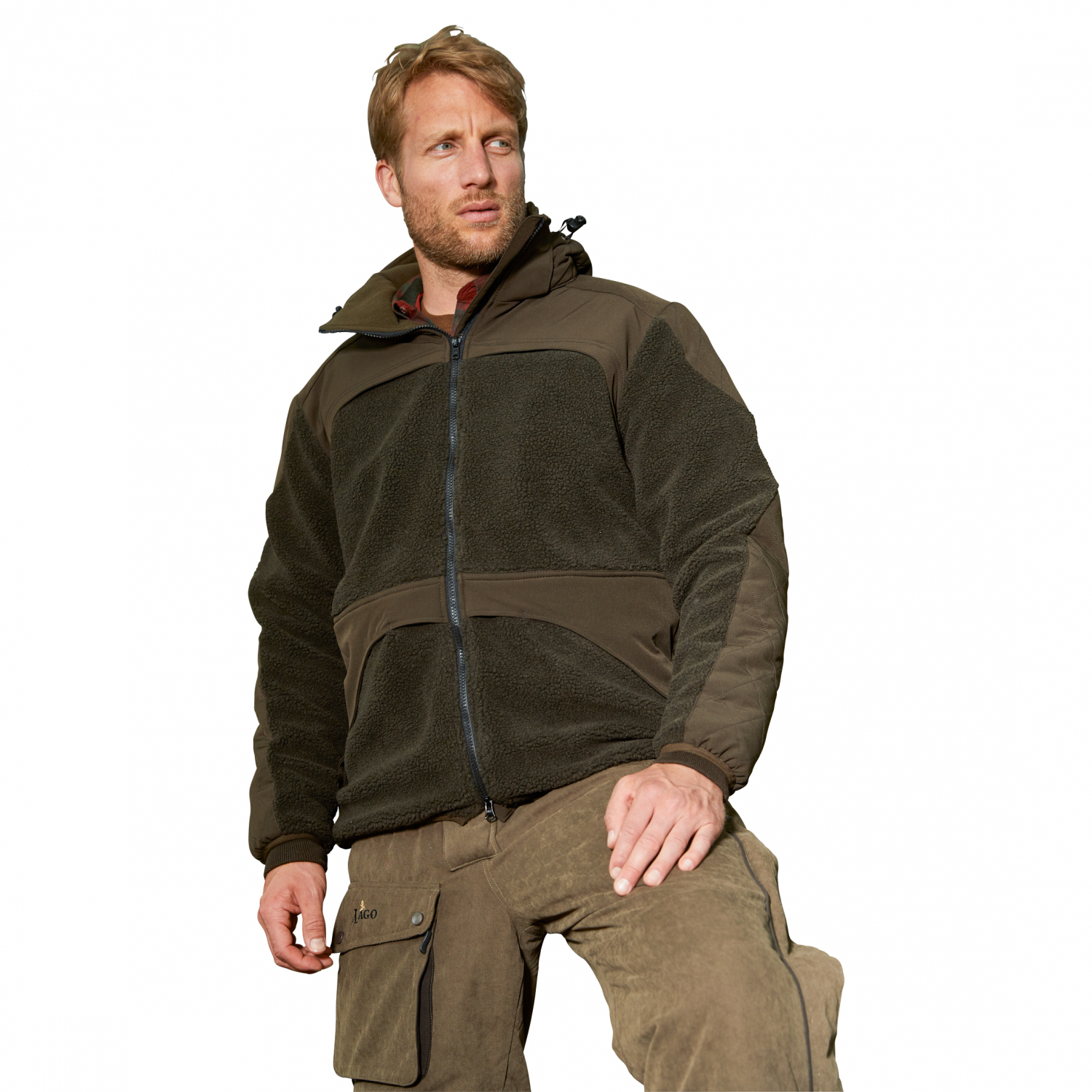 il Lago Prestige Herren Faserpelz Outdoor-Jacke Jon 