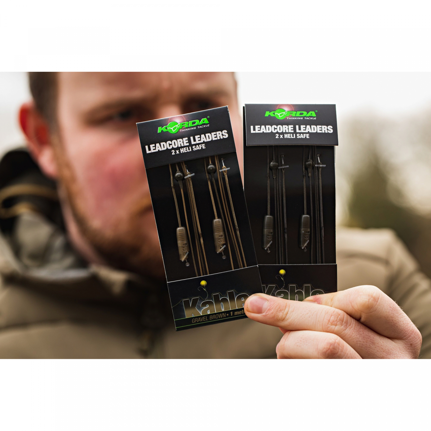 Korda Leadcore Leader Heli-Saf, Gravel 