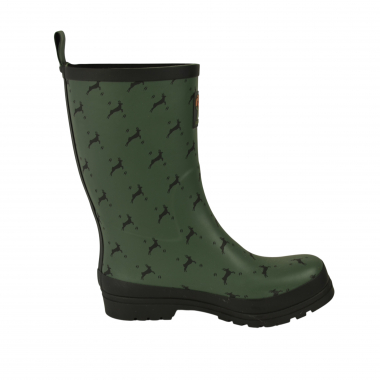 Almwalker Gummistiefel Hirschlein Damen (Oliv)