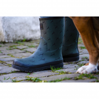 Almwalker Gummistiefel Hirschlein Damen (Oliv)