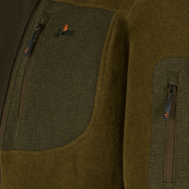 Il Lago Fleecejacke Revier Pro 365 Herren (Oliv/Braun)