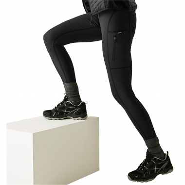 Regatta Damen Monira Wanderleggings Freizeithose (Schwarz)
