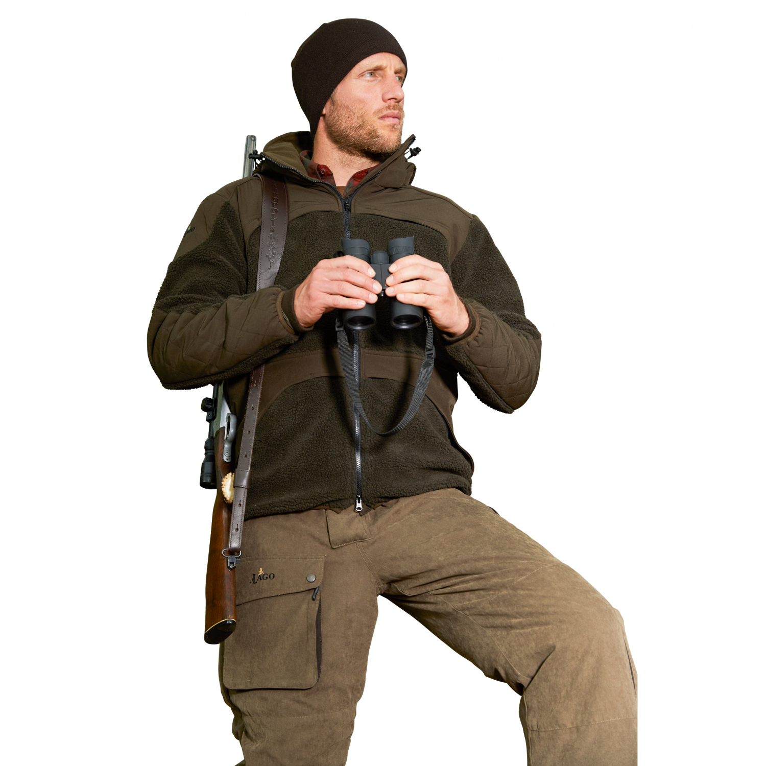 il Lago Prestige Herren Faserpelz Outdoor-Jacke Jon 