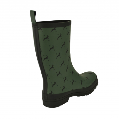 Almwalker Gummistiefel Hirschlein Damen (Oliv)