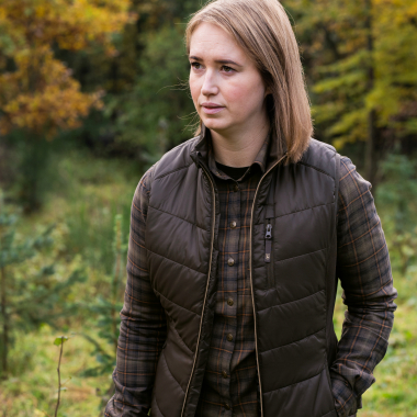 Deerhunter Lady Heat wattierte Weste Damen (Wood)