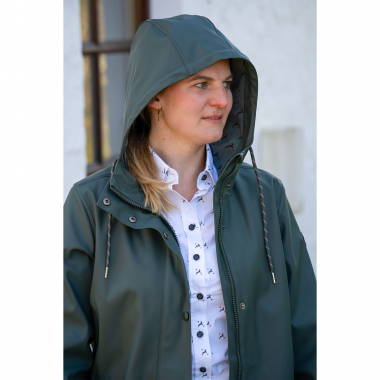 il Lago Sie Regenjacke Hirschlein Damen (Oliv)