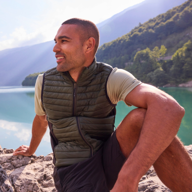 Regatta Andreson Hybridweste Herren (Dark Khaki/Black)