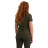 Deerhunter 2er-Pack Ladies Basis T-Shirts Damen (Adventure Green Melange, Grey Melange) 