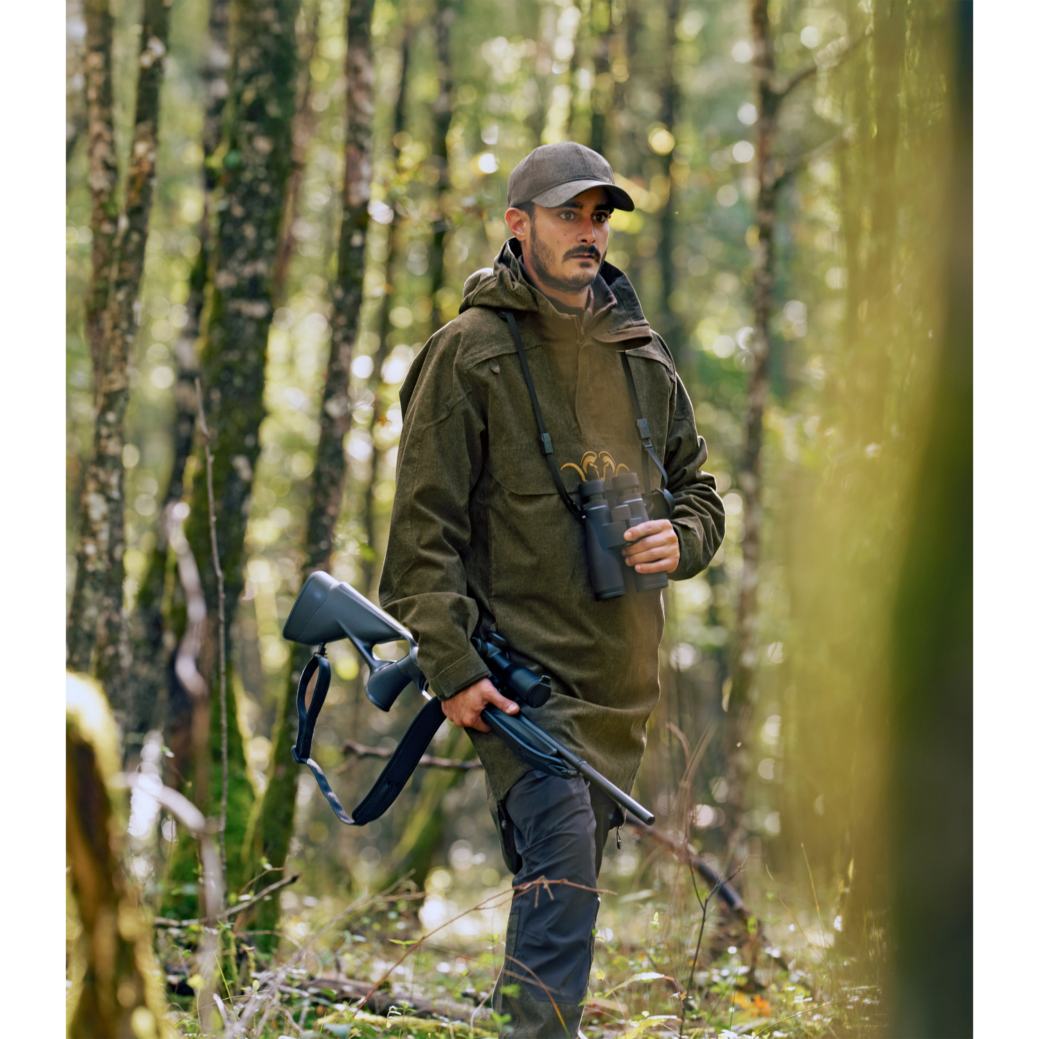 Blaser Herren Laurent Vintage Smock Olive 