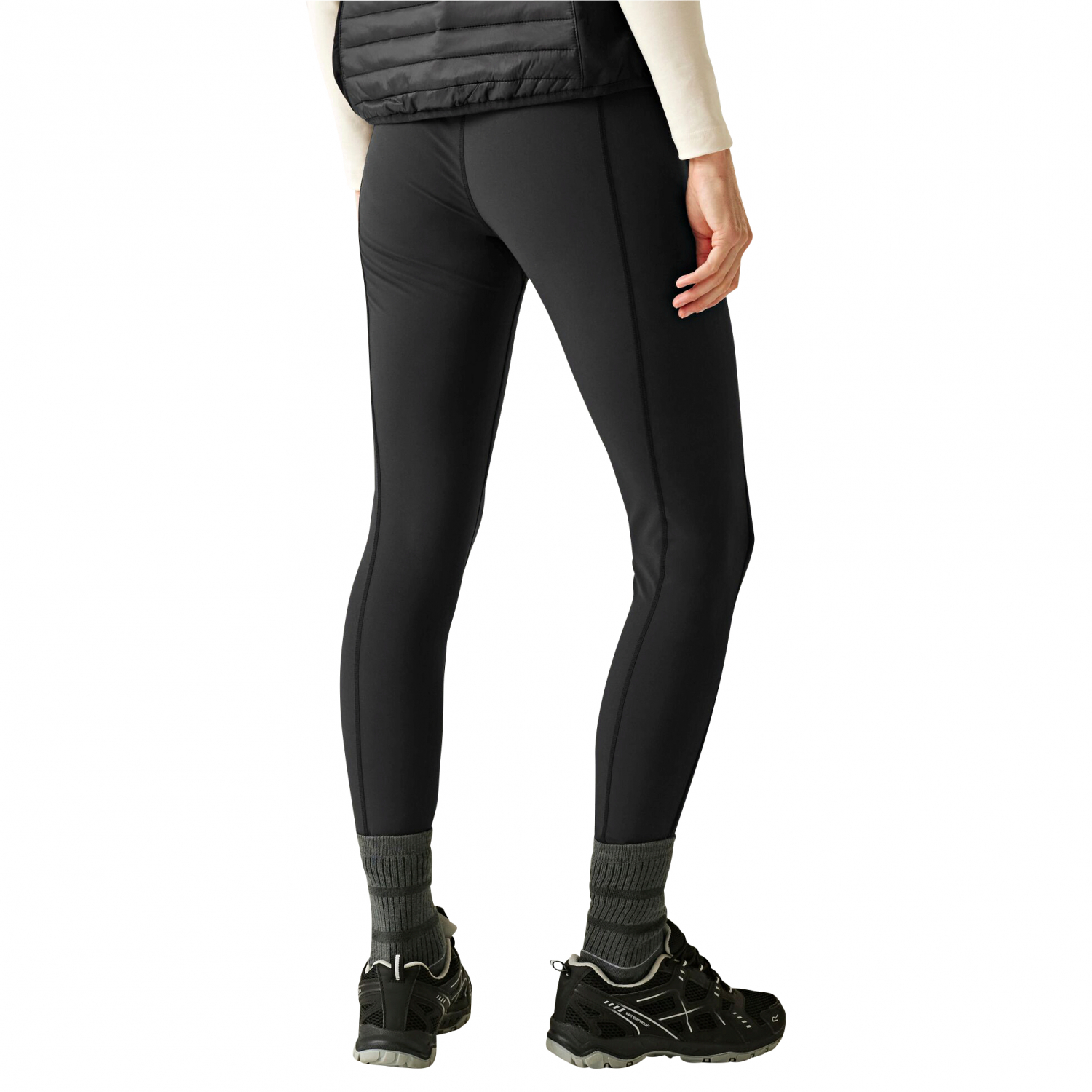 Regatta Damen Monira Wanderleggings Freizeithose (Schwarz) 