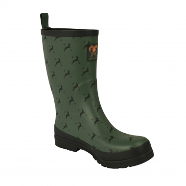 Almwalker Gummistiefel Hirschlein Damen (Oliv)