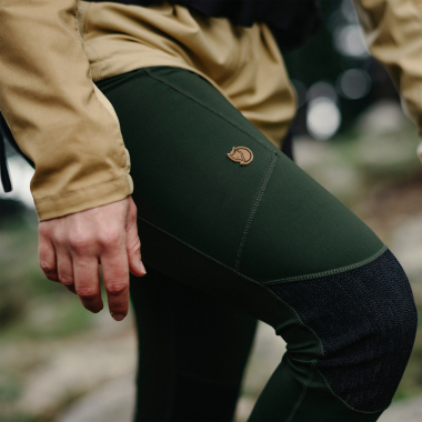 Fjäll Räven Damen Abisko Trekking Tights (Deep Forest)