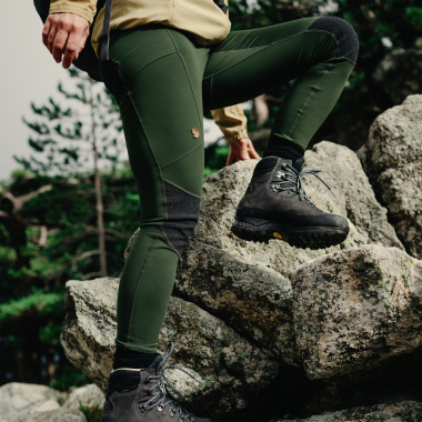 Fjällräven Damen Abisko Trekking Tights (Deep Forest)