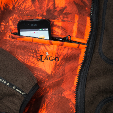 il Lago Prestige Wendejacke Asko Herren (Oliv/Orange Camouflage)