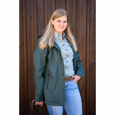 il Lago Sie Regenjacke Hirschlein Damen (Oliv)