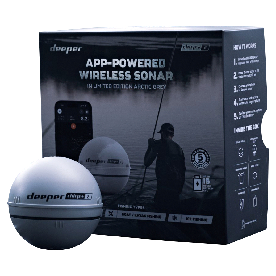 Deeper Chirp+2 Limited Edition Arctic Grey 