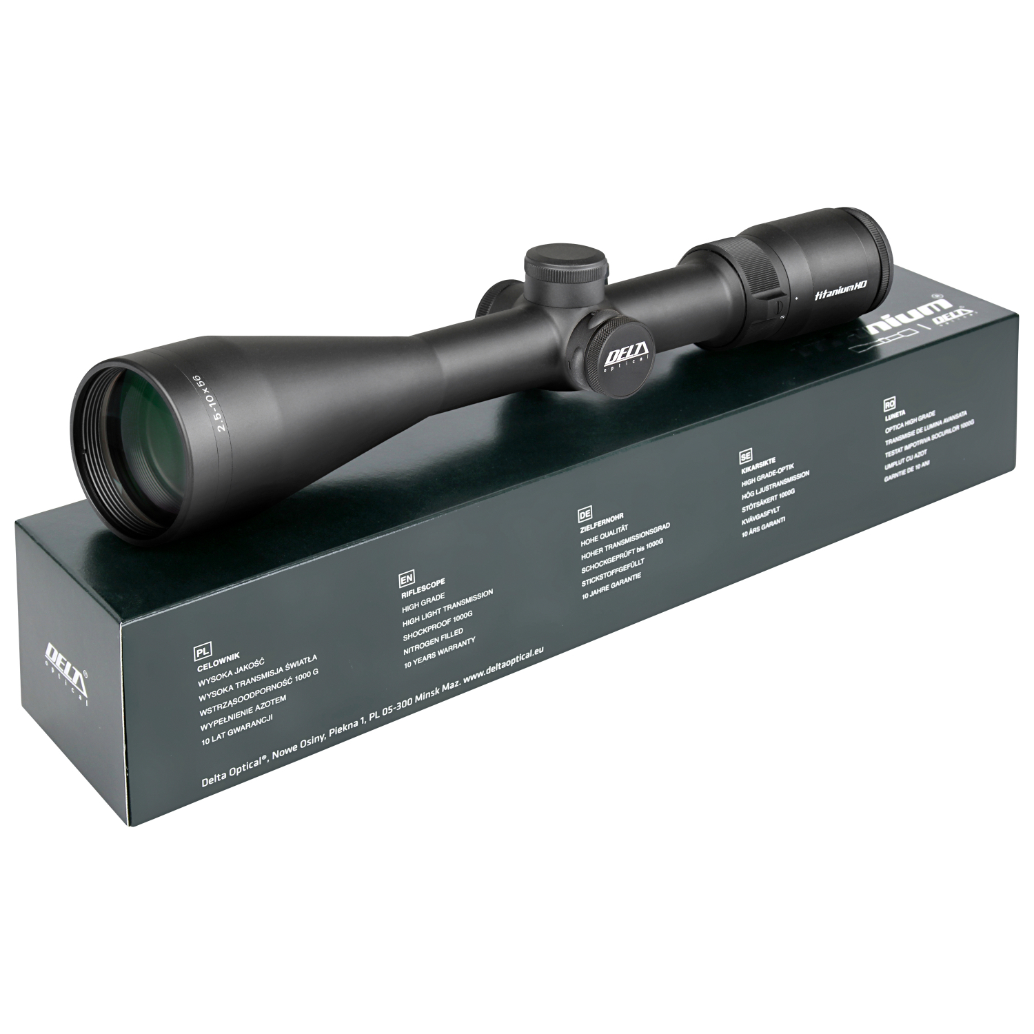 Delta Zielfernrohr Titanium 2,5-10x56 
