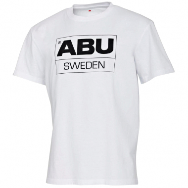 Abu Garcia Men's Legacy Sweden Logo T-Shirt Men (White)