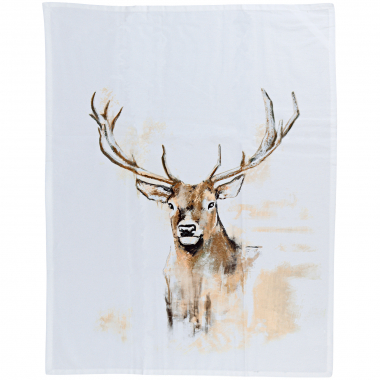 Akah Red deer tea towel