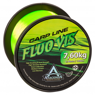 Anaconda Sänger Fishing Line Anaconda Fluo VIS (Fluo Green, 1.200 m)