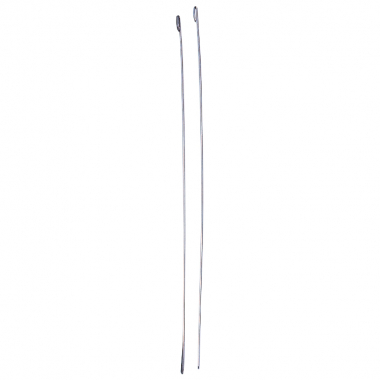 Baiting needles with firm eyelet (17 cm)