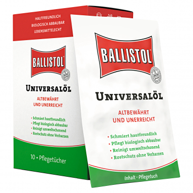 Ballistol Universal Oil Wipes Box