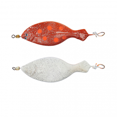 Balzer Edition Sea Anti-Tangle Flounder Spoon (Brown-White-Red)