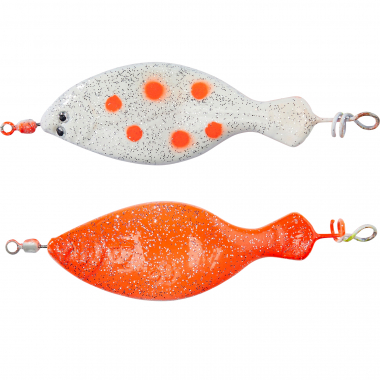 Balzer Edition Sea Anti-Tangle Fluke Spinner (Fluorescent Orange)