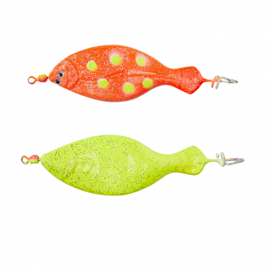 Balzer Edition Sea Anti-Tangle Fluke Spoon (Red-Yellow)
