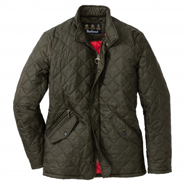 Barbour Men's Barbour Quilted Jacket FLYWEIGHT CHELSEA Olive