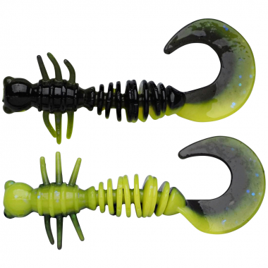 Berkley PowerBait Power Curly (Black/Sunshine Yellow)
