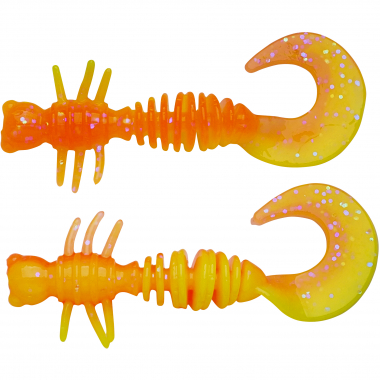 Berkley PowerBait Power Curly (Fluo Orange/Sunshine Yellow)