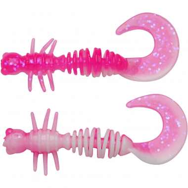 Berkley PowerBait Power Curly (Pink/White)