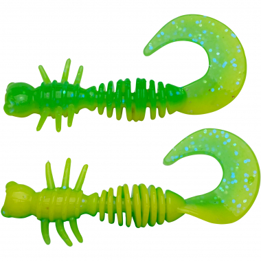 Berkley PowerBait Power Curly (Spring Green/Sunshine Yellow)