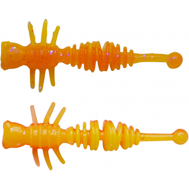 Berkley PowerBait Power Larvae (Fluo Orange/Sunshine Yellow)