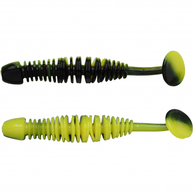Berkley PowerBait Power Leech (Black/Sunshine Yellow)