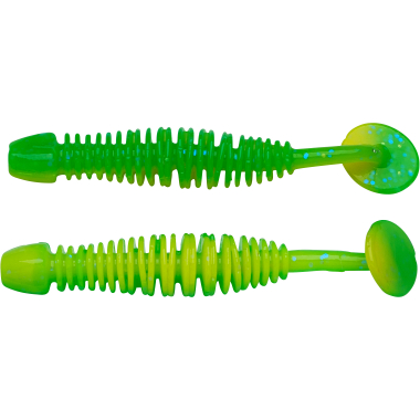 Berkley PowerBait Power Leech (Spring Green/Sunshine Yellow)