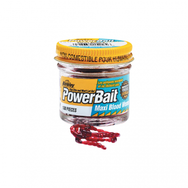 Berkley Soft Baits PowerBait Maxi Blood Worms
