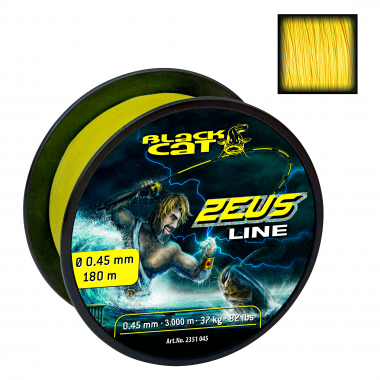 Black Cat Fishing Line Zeus (yellow, 3.000 m)