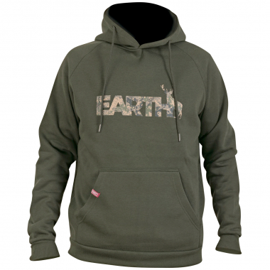 Branded-H Earth Hoodie For Men (Dark Olive)