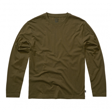 Brandit Men's Premium Long Sleeve Shirt Men (Olive)