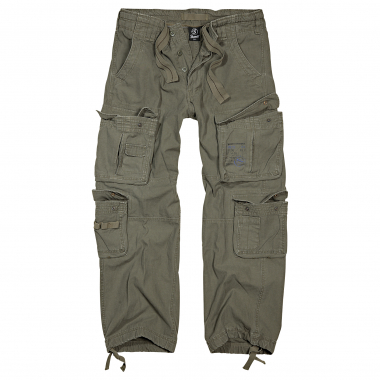 Brandit Pure Vintage Trousers Men (Olive) Sz. L
