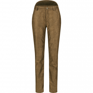 Celina Trousers Vintage Women (Dark Brown Melange)