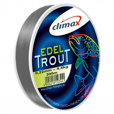 Climax Fishing Line Edel-Trout (silver grey, 300 m)