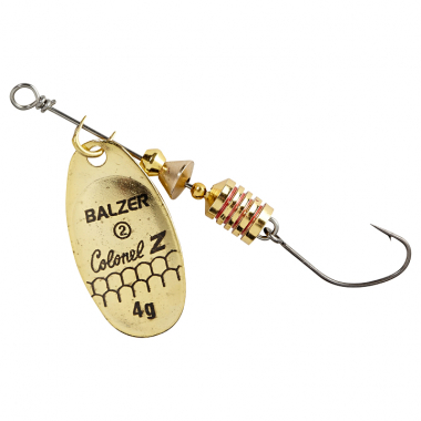 Colonel Spinner Z (with Single Hook, gold)