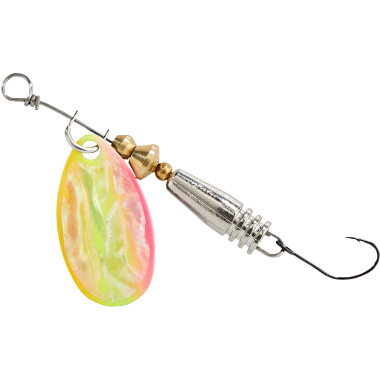 Colonel Yellow-Orange Mother-of-Pearl Spinner