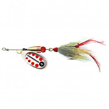 Cormoran Cormoran Bullet Bucktail Spinner - silver/red