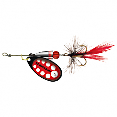 Cormoran Cormoran BULLET Spinner - black/red with fly